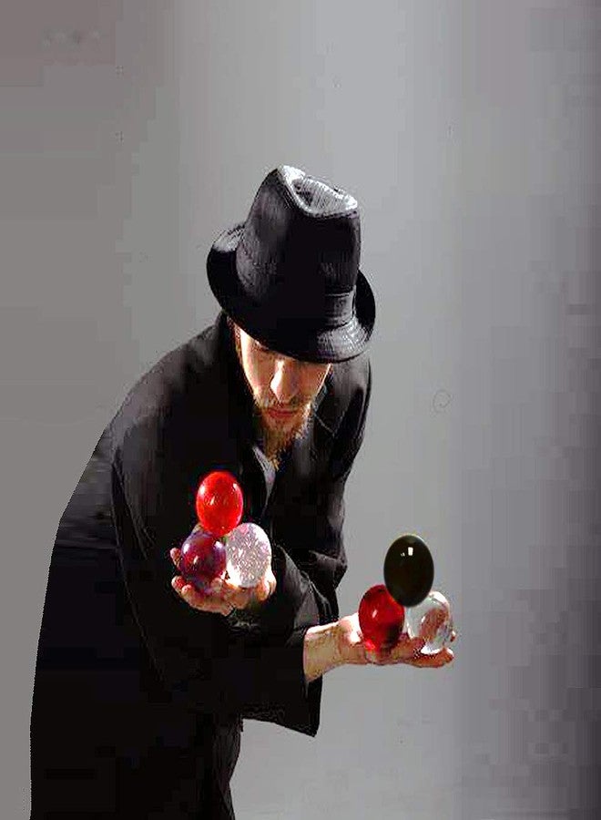 DSJUGGLING Solid Black Acrylic Ball for Contact Juggling 3.15 inches - 80mm Great for Magic Tricks and Beginners to Professional - Image 4